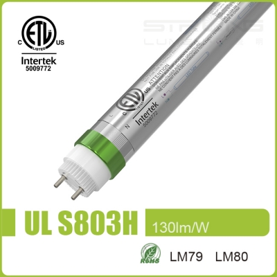 S803H ETL T8 130Lm/w Tube Light