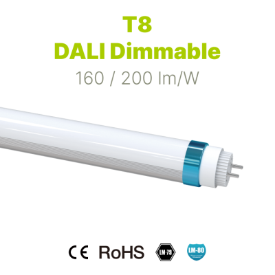 DALi 可调光 T8 灯管 - 200 lm/W